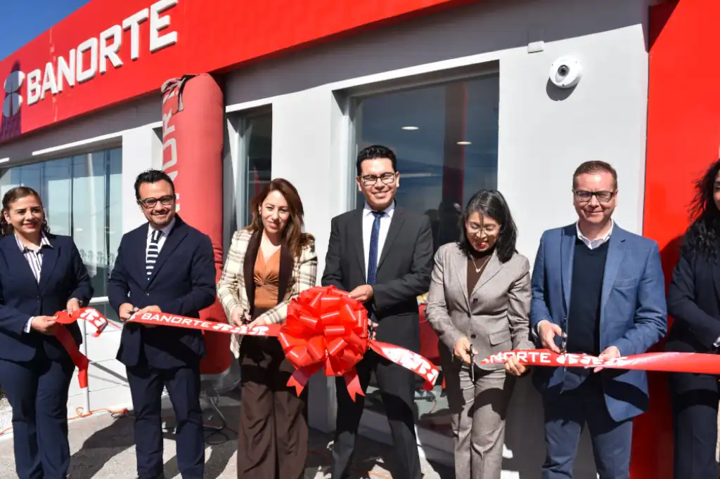 Banorte refuerza su presencia en Zacatecas con nueva sucursal en Ciudad Gobierno.