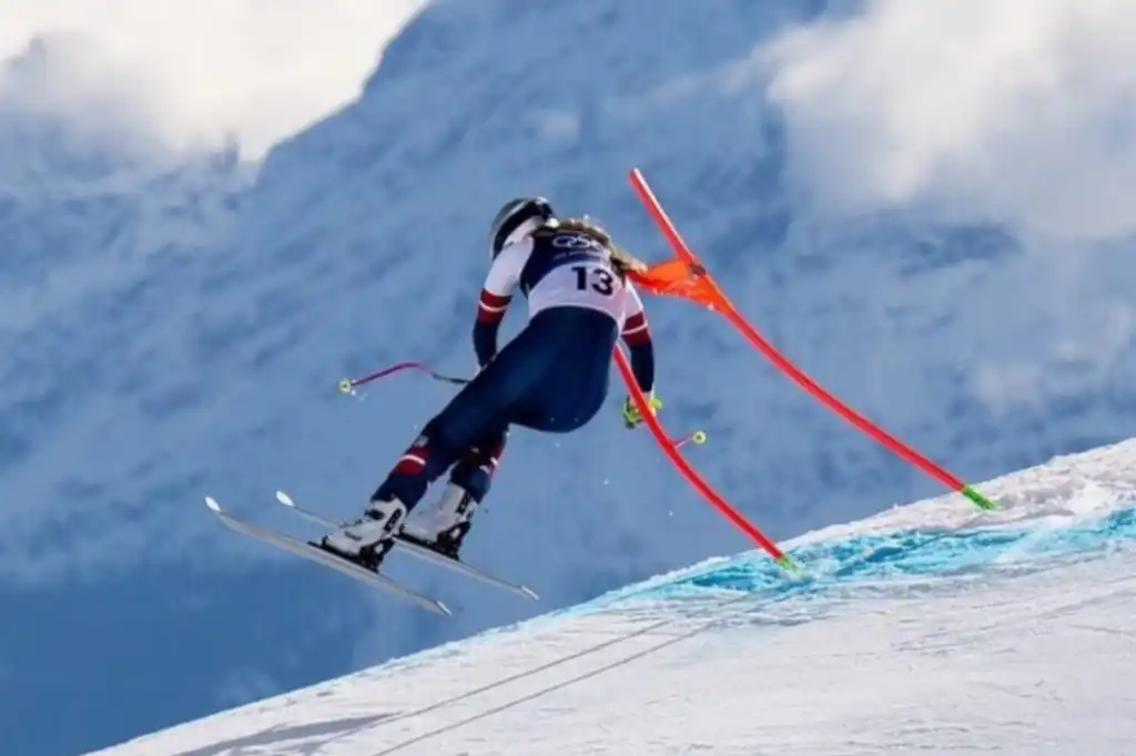 Impactante caída de Lindsey Vonn en Milano-Cortina 2026